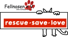 Load the image into the gallery viewer, Fellnasen e.V. - &quot;RESCUE SAVE LOVE&quot;
