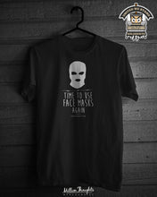 Load the image into the gallery viewer, LocsterTattoo-FaceMask-ShirtBlack
