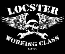 Load the image into the gallery viewer, LocsterTattoo-WorkingClass-ShirtBlack
